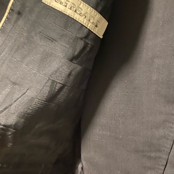 Versace vintage classic Navy suit. Wider pant leg. - Picture 4 of 7